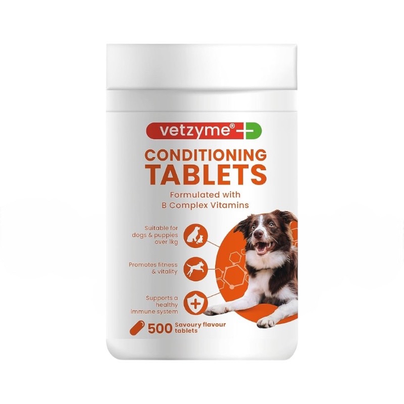 Vetzyme コンディショニング酵母タブレットサプリ　500錠の画像