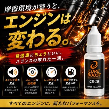 コアブースト ＣＢ－１５ エンジンオイル添加剤 3本セットの画像