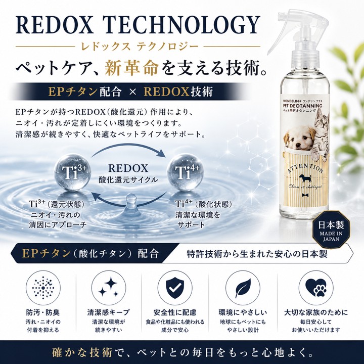 WONDELIN＋ デオタンニング 200mL ペット用ニオイケアスプレーの画像