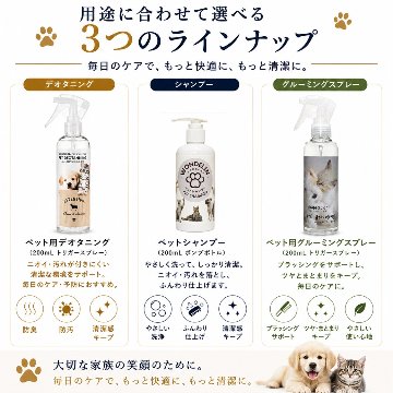 WONDELIN＋ デオタンニング 200mL ペット用ニオイケアスプレーの画像