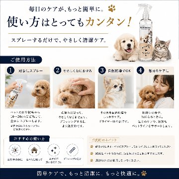 WONDELIN＋ デオタンニング 200mL ペット用ニオイケアスプレーの画像