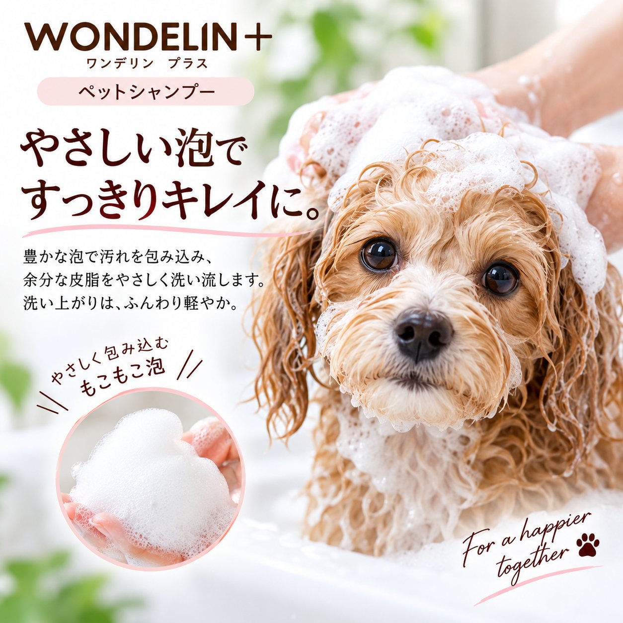 WONDELIN＋ ペットシャンプー グルーミング セット　の画像