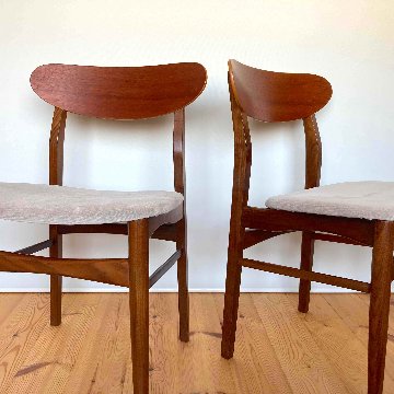 Denmark vintage dining chairの画像