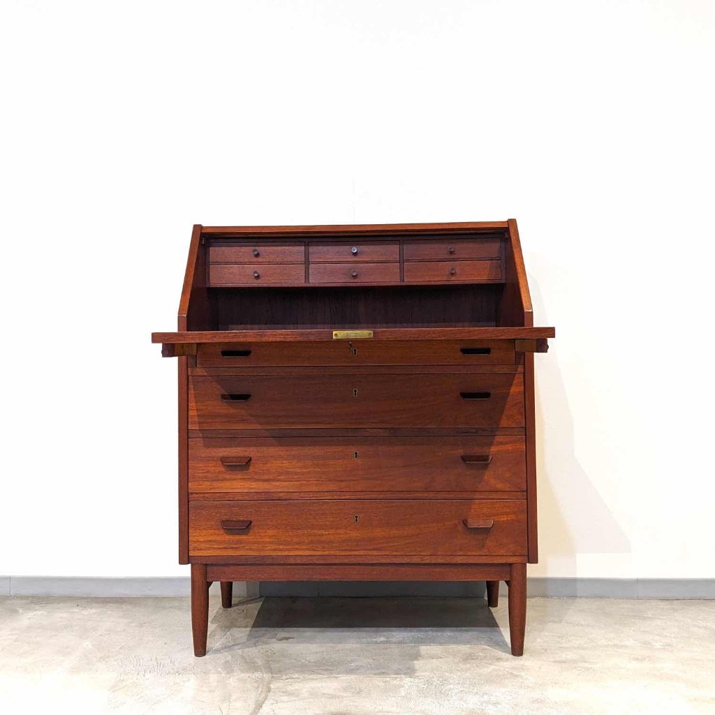  Denmark vintage writing bureau 【011162】の画像