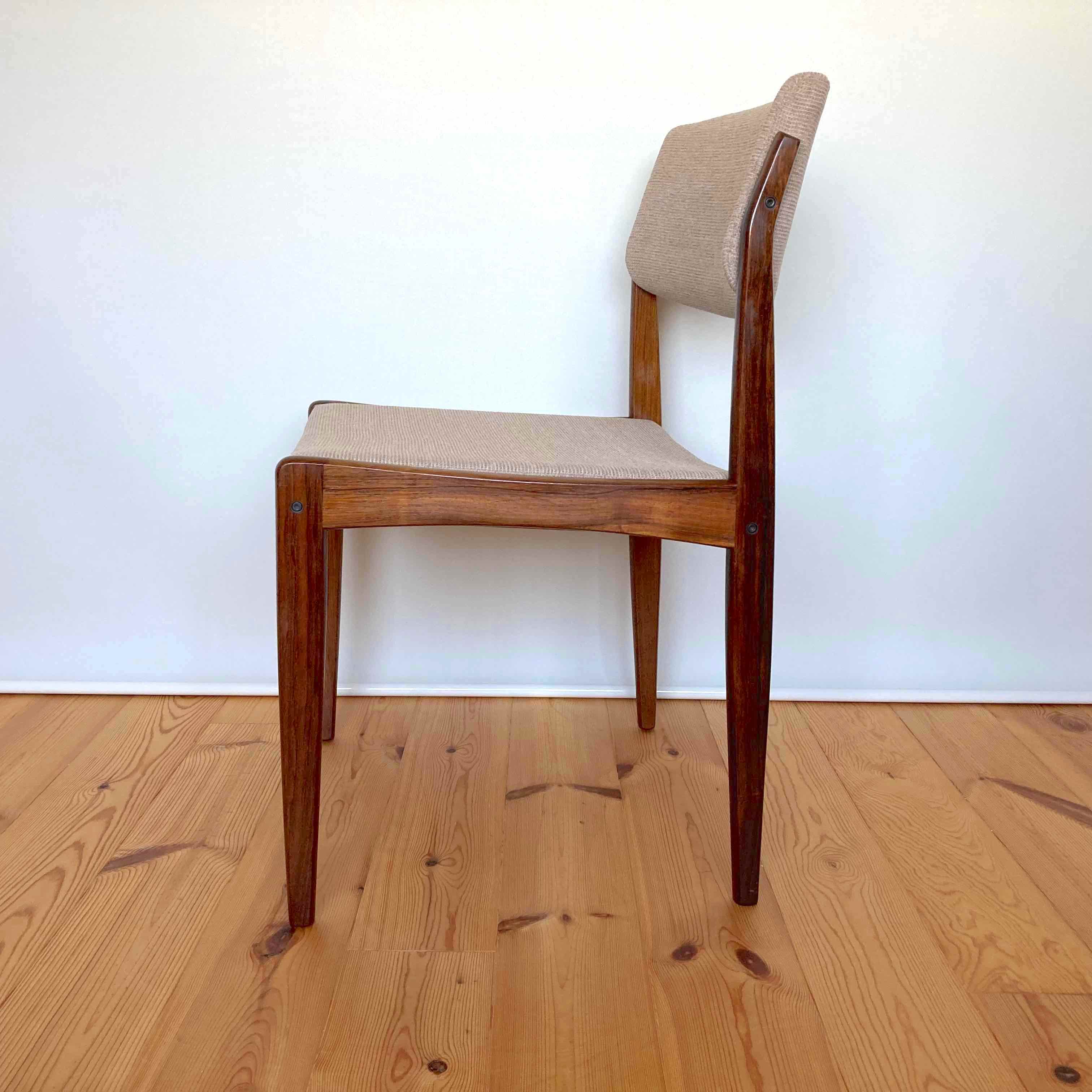 Denmark vintage rosewood chairの画像