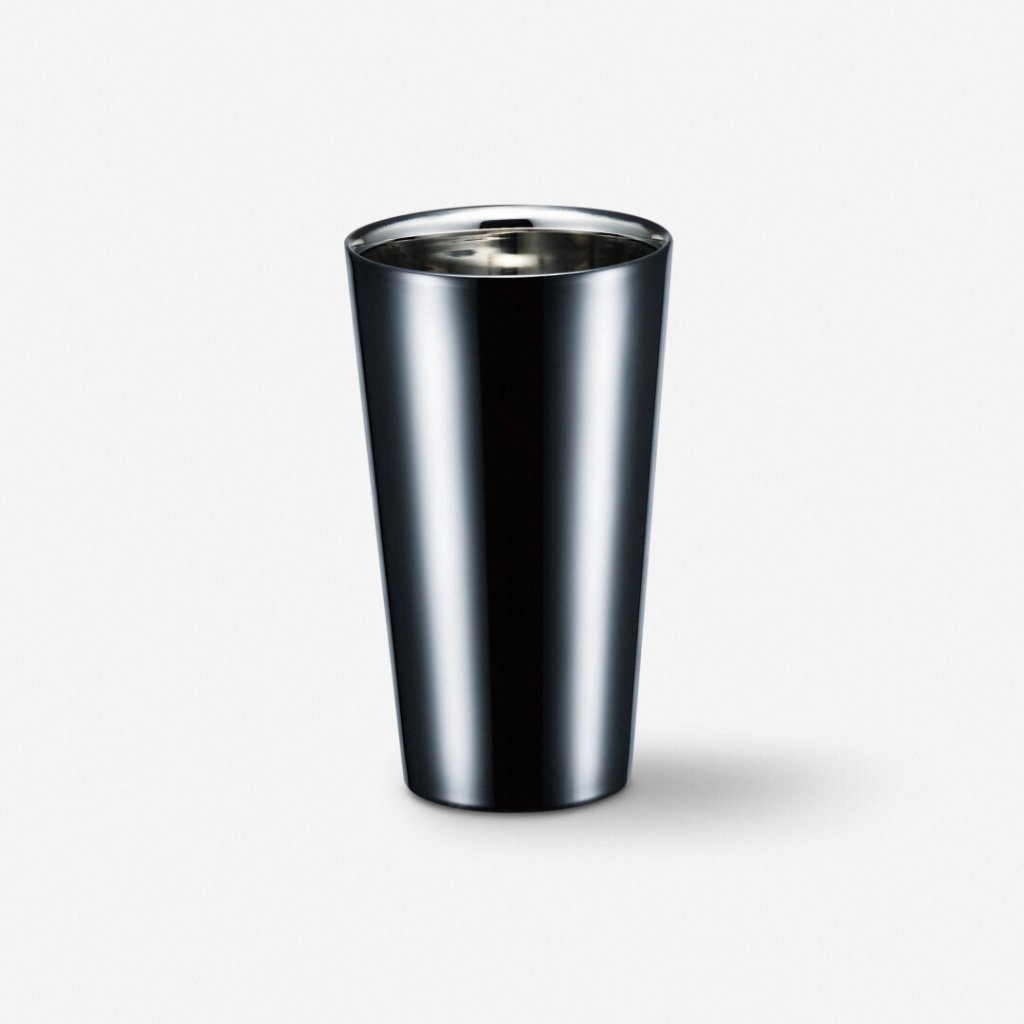 【BRILLIANT BLACK】2重ストレートカップ 250mL（貼箱入）の画像