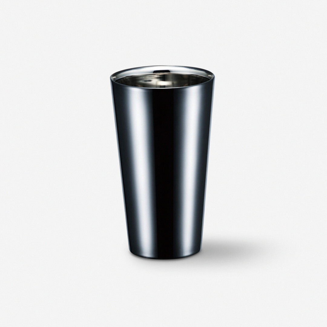 【BRILLIANT BLACK】2重ストレートカップ 250mL（貼箱入）の画像