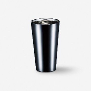 【BRILLIANT BLACK】2重ストレートカップ 250mL（貼箱入）の画像