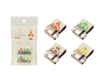 mizutamaコラボデザイン スライドクリップ Ｌサイズ 喫茶 ４個入 MZTSC-L4KIの画像