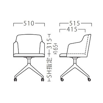 ルセッティイス B/C（キャスター付）の画像