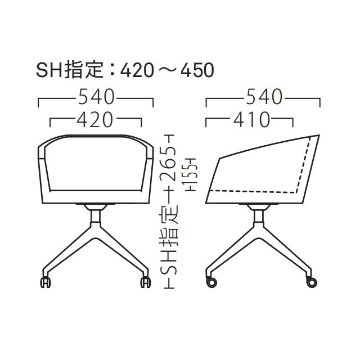 インクイスD／E（キャスター付）の画像