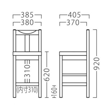 関スタンド （せき）SH620mmの画像