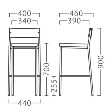 ミュースタンド（SH700mm）画像