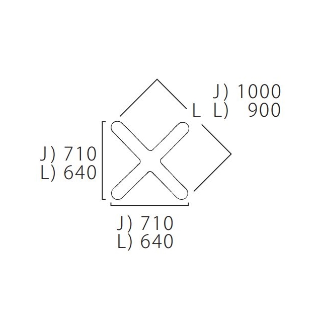 FT-728/FT-729-J（十字ベース710×710）の画像