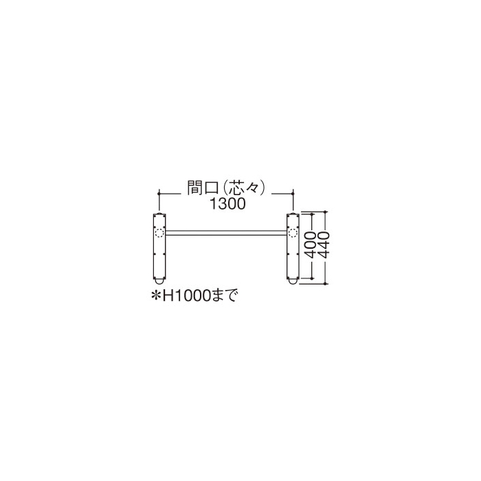 BTH-2（対立脚）～1500×500ハイカウンター用画像