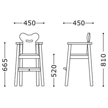 子供椅子6号（別張品）の画像