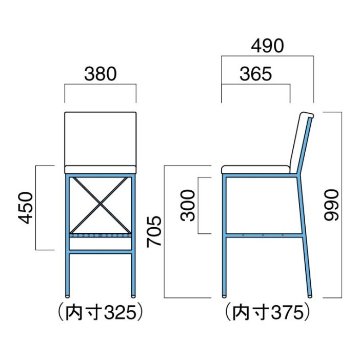 ガロードスタンドT【Gaload】SH705mmの画像