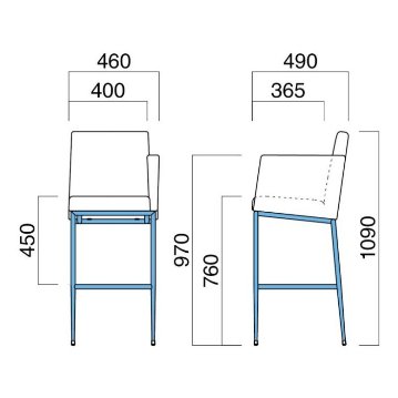 エクセドラスタンド LA／RA（M）【Exedra】SH760mmの画像