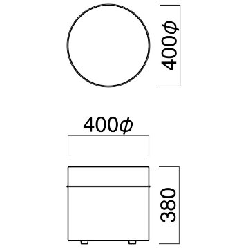 S-C2　[丸スツール]の画像