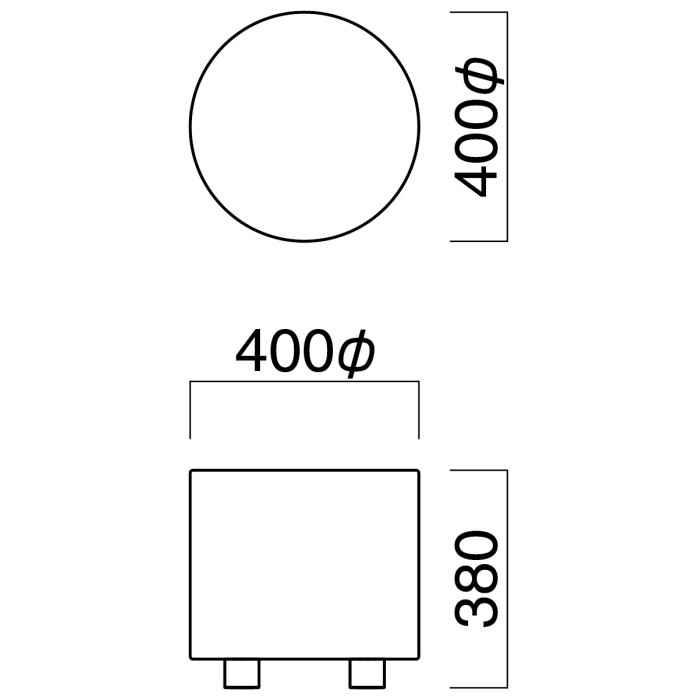 S-C4　[丸スツール]の画像