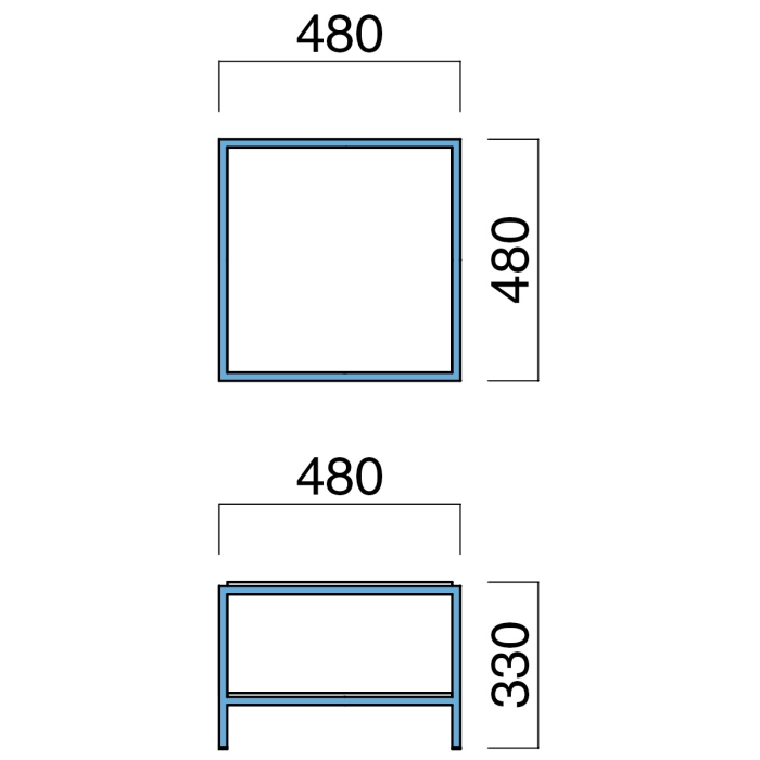 ブリックテーブル　[Brick]の画像