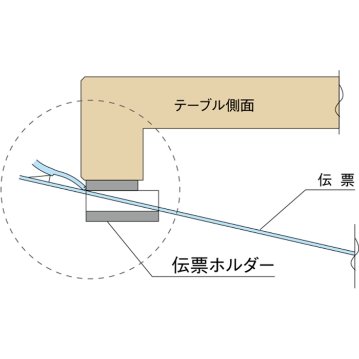 伝票ホルダー（天板用）画像