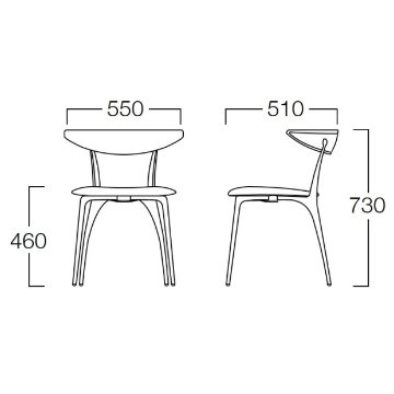 リンクチェア 4本脚 [Link Chair]の画像