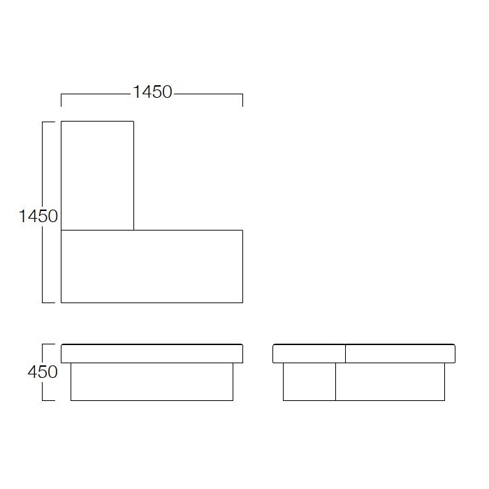 L型システムプランター画像