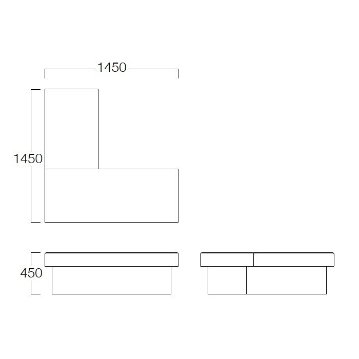 L型システムプランター画像