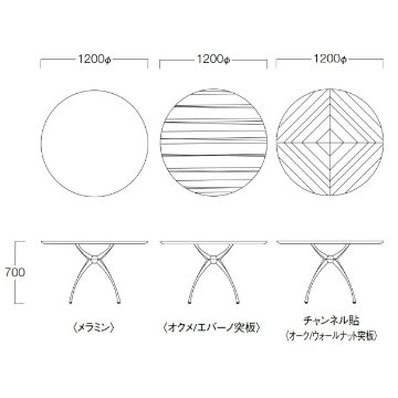 リンクテーブル LA-120（1200φ）の画像