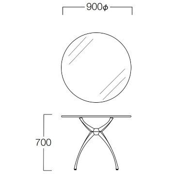 リンクテーブル LA-90GR（900φ）の画像