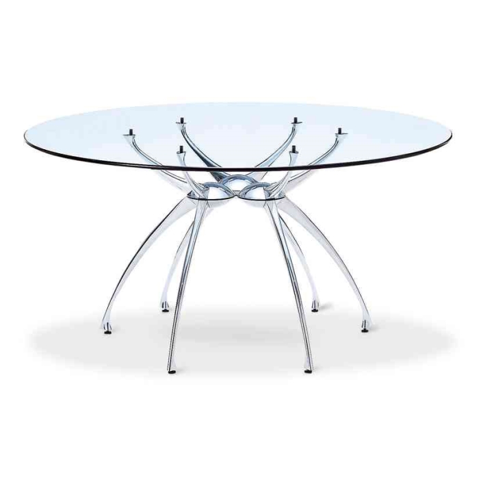 リンクガラステーブル φ1400【Link Glass Table】の画像