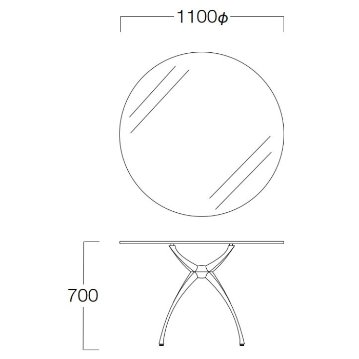 リンクテーブル LA-110G（1100φ）画像