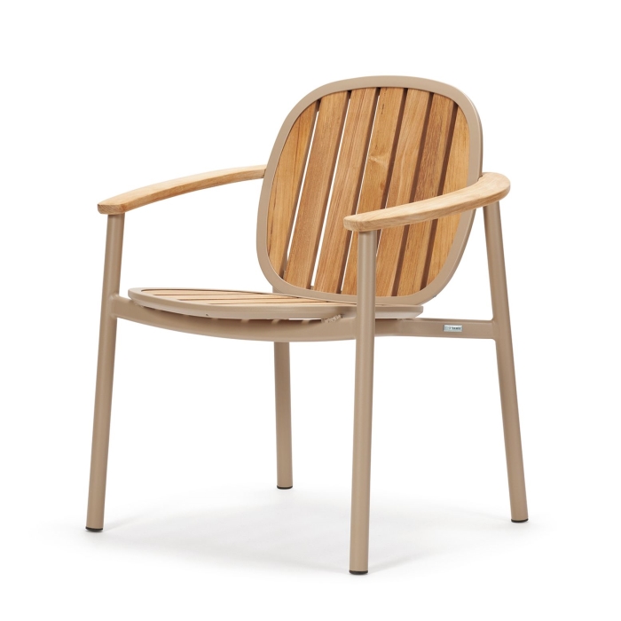 ツインズ アームチェア [TWINS ARM CHAIR Alu-Teak]画像