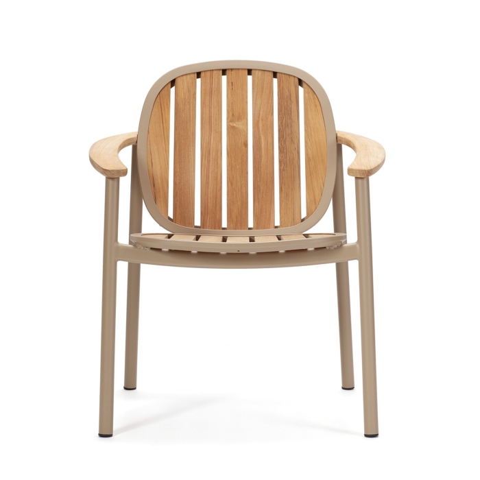 ツインズ アームチェア [TWINS ARM CHAIR Alu-Teak]画像