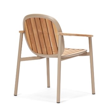 ツインズ アームチェア [TWINS ARM CHAIR Alu-Teak]画像