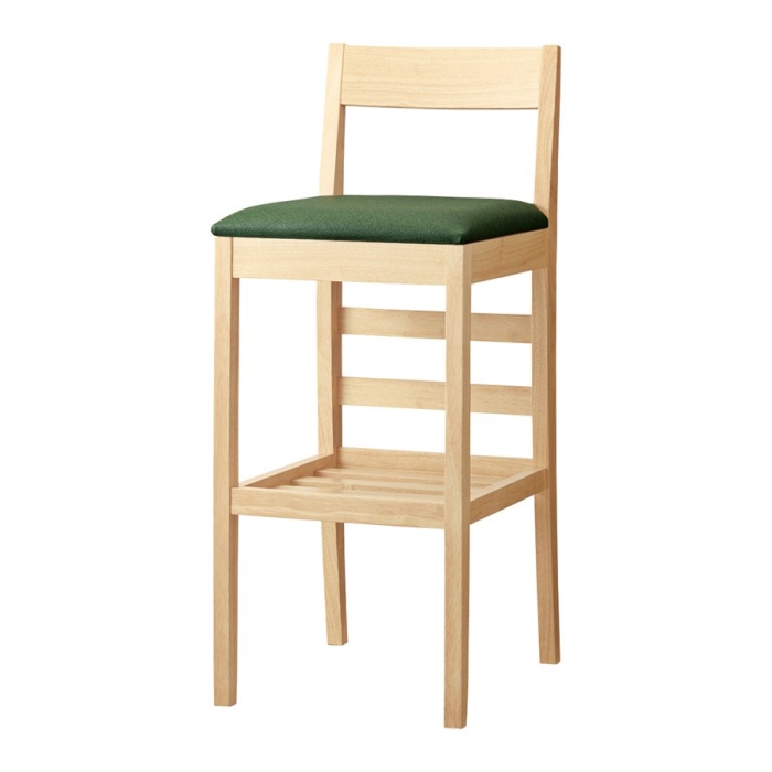 朋スタンド【とも】SH750mm 業務用 荷物置き付きカウンターチェアの画像