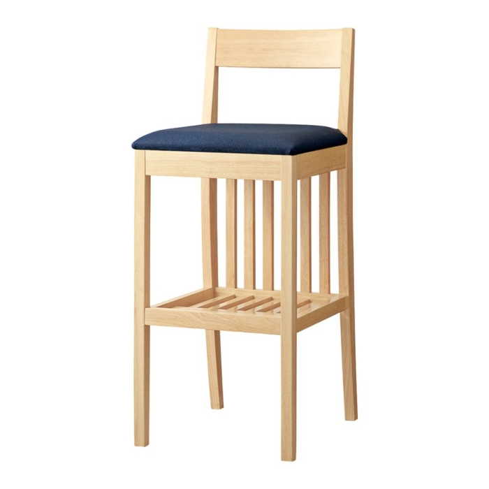 柵スタンド【さく】SH750mm 業務用 荷物置き付きカウンターチェアの画像