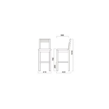 門前【もんぜんスタンド椅子】SH700ｍｍの画像