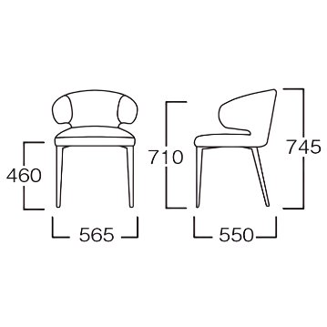 MYC1684GY-Chairの画像