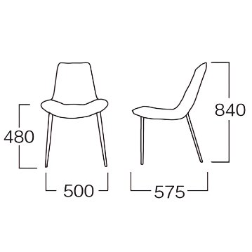 MYC1694GY-Chairの画像