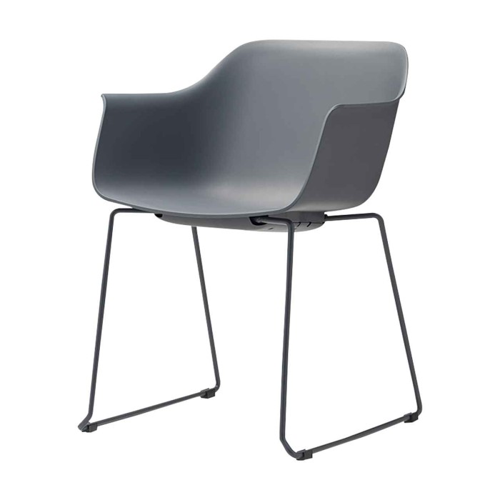 S016【アームスチールチェア】の画像