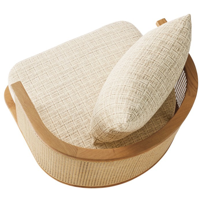 フラフィーイス【FLUFFY】業務用 木製ラウンジチェアの画像