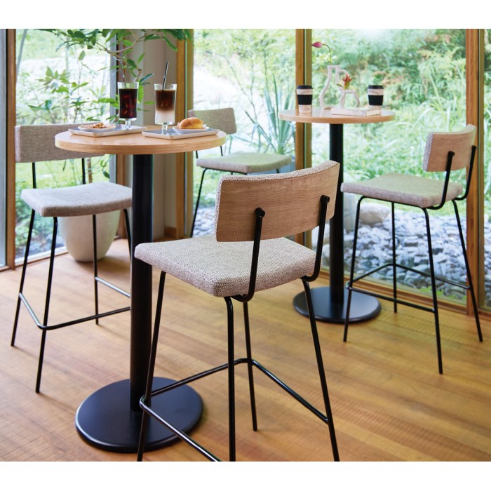 リボルスタンド【LIBOR】SH700 業務用パイプ製カウンターチェアの画像