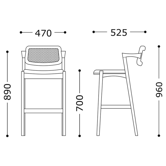 エルボンヌS（別張品）SH700mmの画像