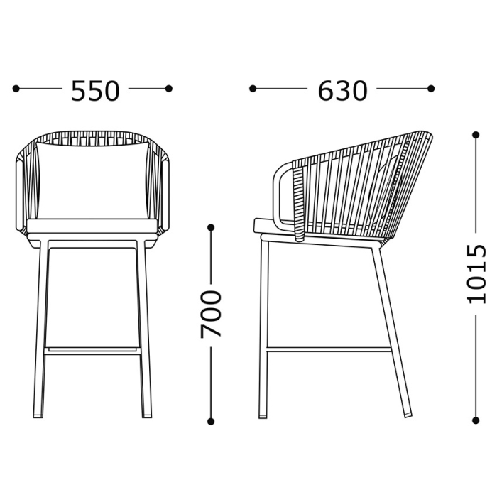 スティングルS（既製品／別張品／屋外対応別張品）SH700mmの画像