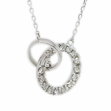 K18 THJ Love Circleネックレス D0.25ct の画像