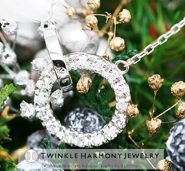 K18 THJ Love Circleネックレス D0.25ct の画像