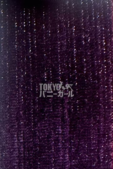 バニーガール 衣装 9点セット【金糸ベロア・パープル 11番】プレーン バニー衣装・裏地付の画像