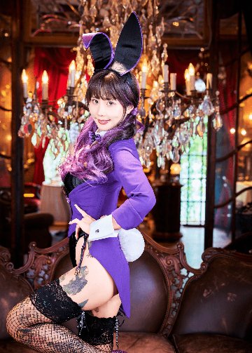 燕尾服【ダーク・パープル】 オールシーズン用 コスプレ バニーガール 衣装 バニー衣装用の画像